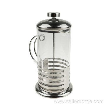 650mL Stainless Steel Bottom French Press Coffee Maker